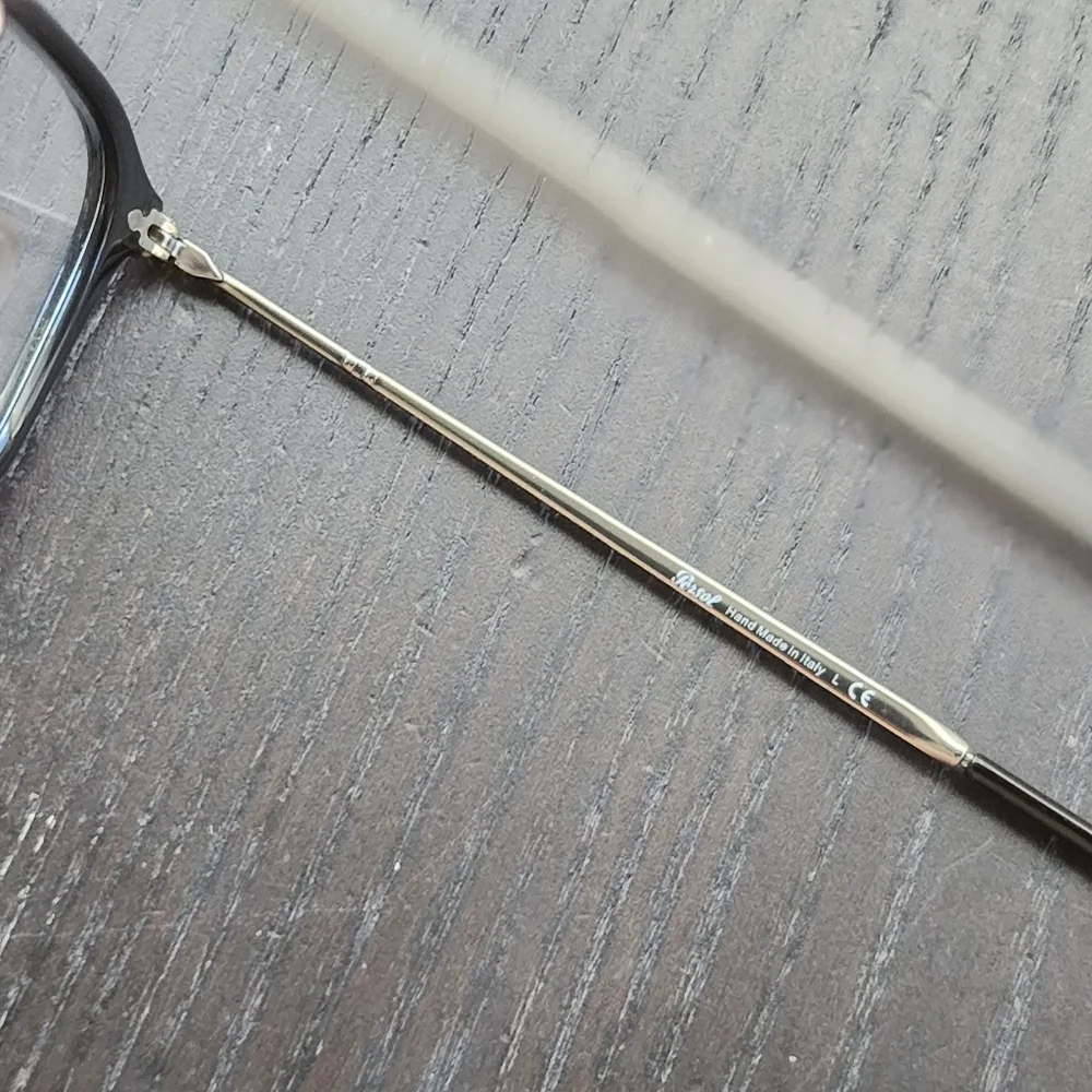 New PERSOL 3044-V BLACK Eyeglasses Handmade ITALY glasses 52-21-140 - Picture 7 of 16